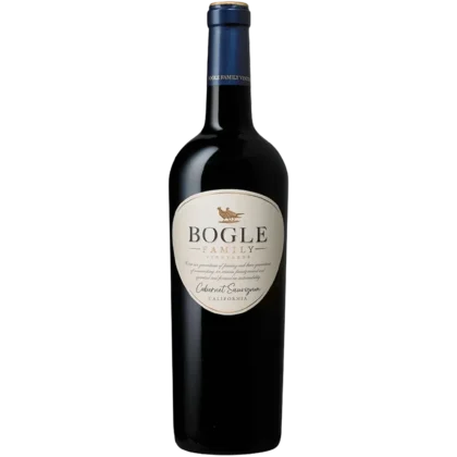 V02: Botella de vino tinto Bogle Cabernet Sauvignon de 750ml.