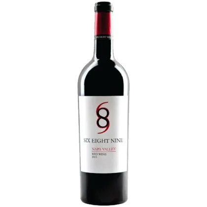 V04: Botella de vino tinto 689 Six Eight Nine Napa Valley de 750ml.