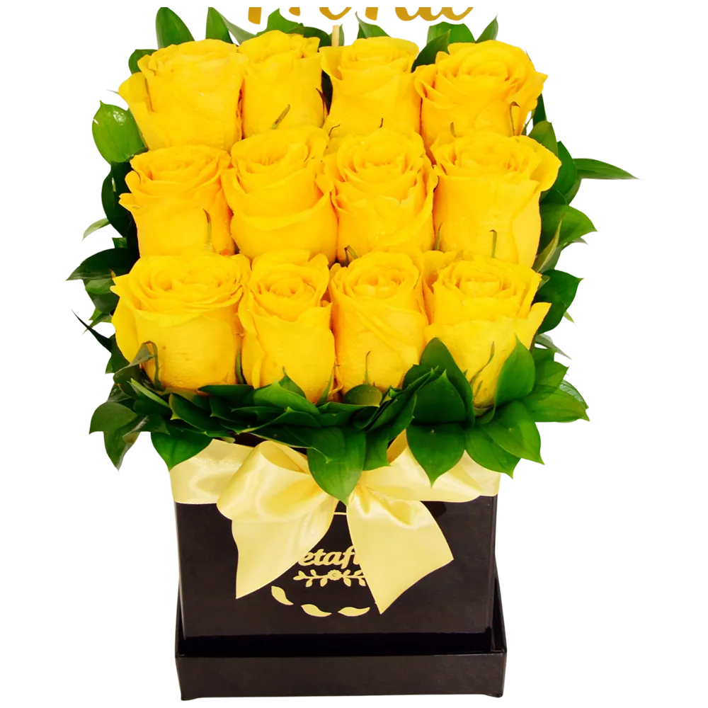 MF01 - Mini Flower Box 12 Rosas