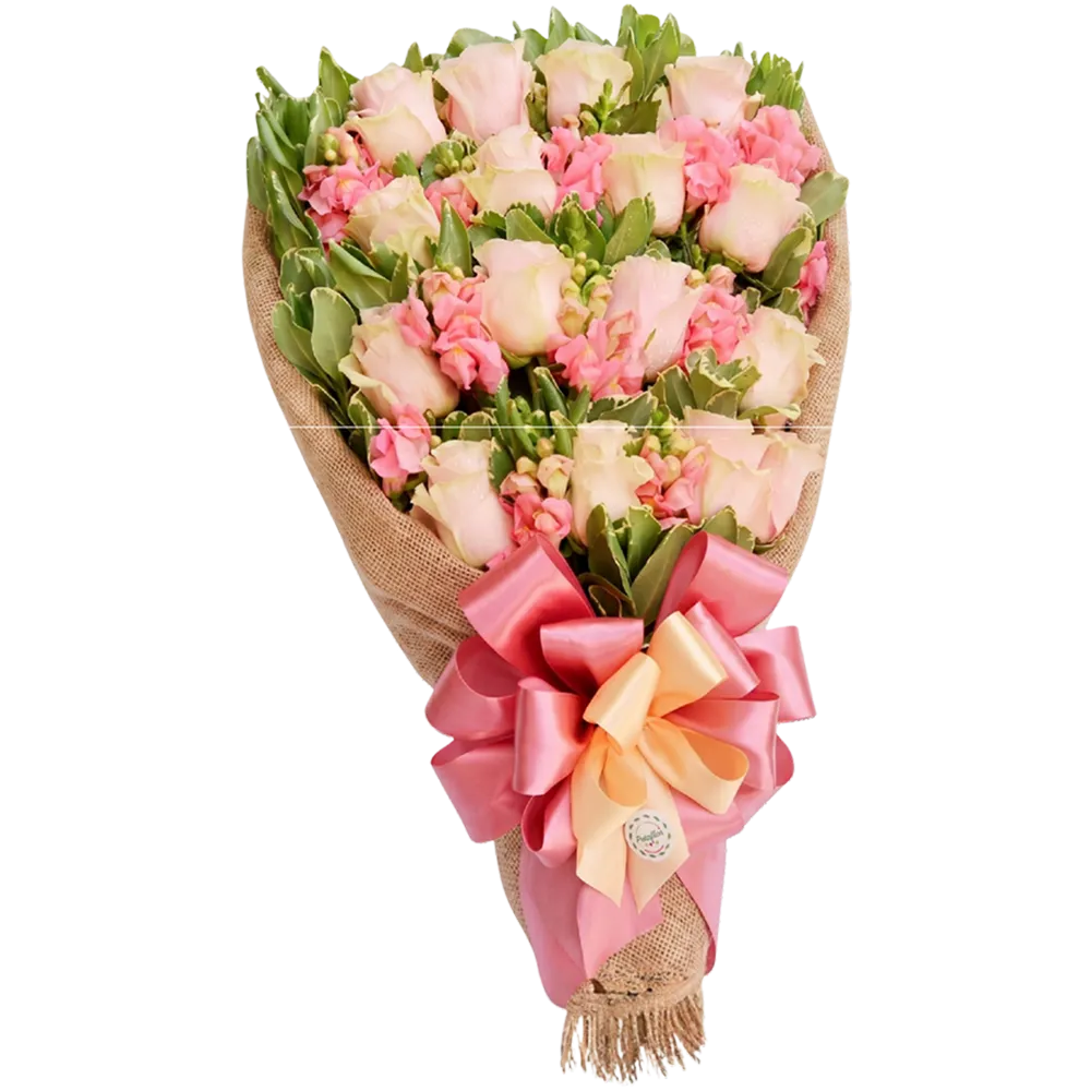 R03 - Ramo Tradicional 16 Rosas en Yutex
