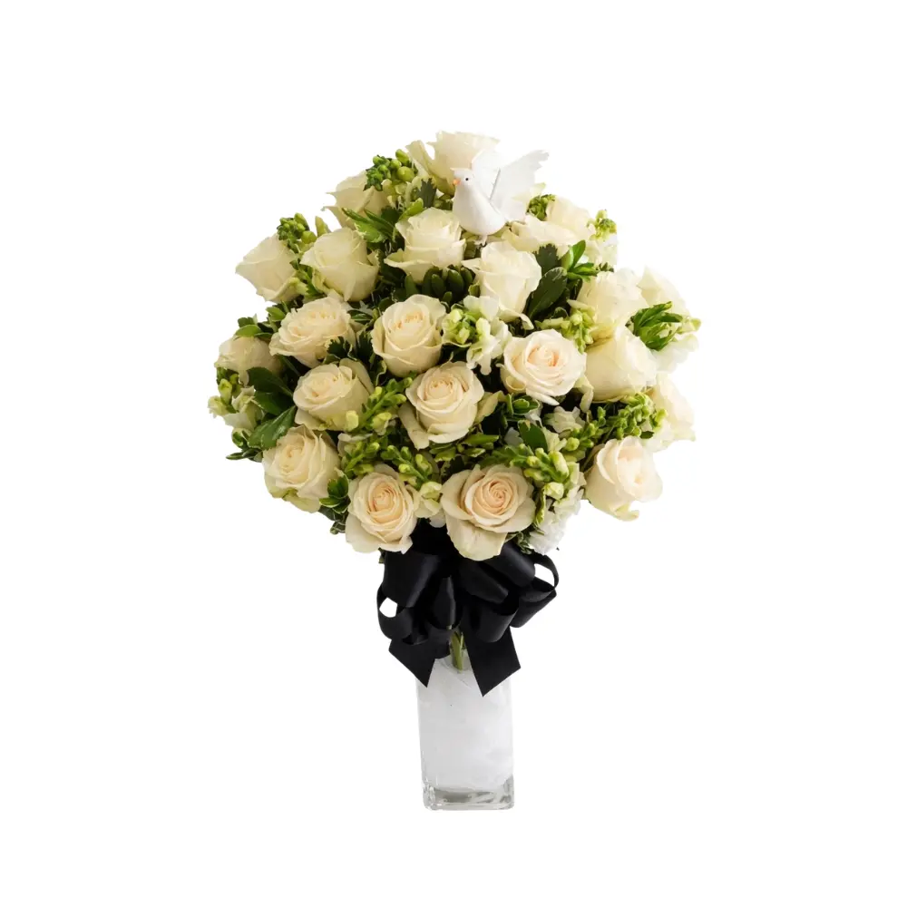 AF03 - Arreglo fúnebre con rosas