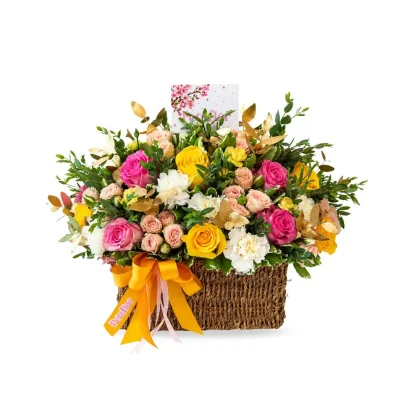 C03 - Composición de flores con color protagonista