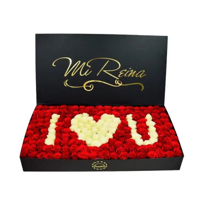 EX02 - Exclusivo Big Flower Box rectangular