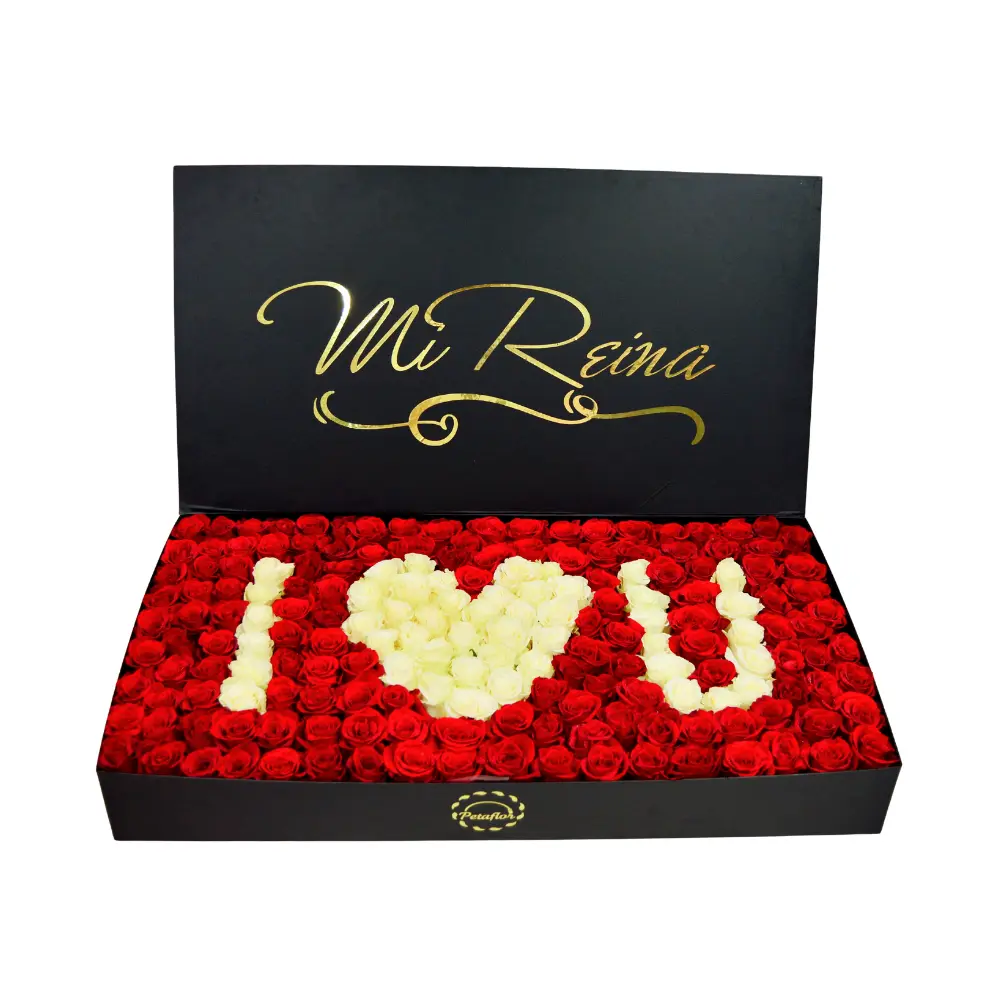 EX02 - Exclusivo Big Flower Box rectangular