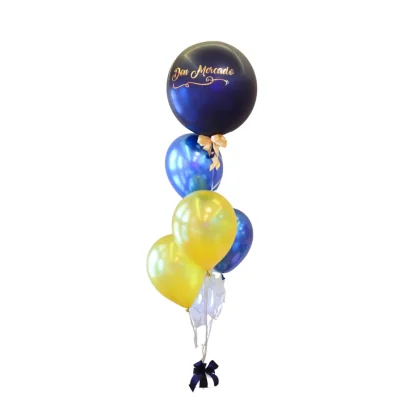 G01 - Set de globos para caballero con helio