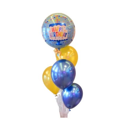 G02 - Set de globos para caballero con helio