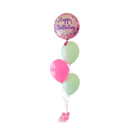 G07 - Set de globos para dama con helio