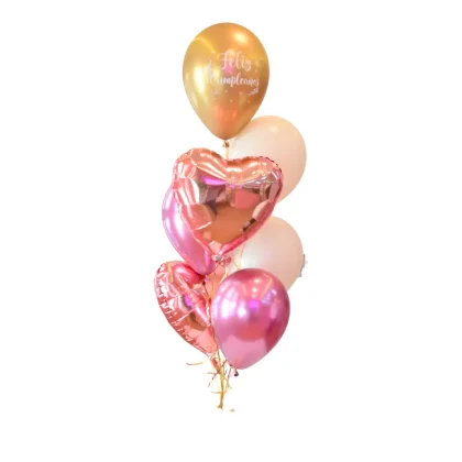 G09 - Set de globos para dama con helio