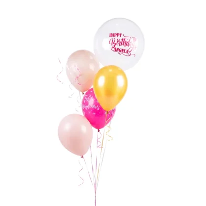 G10 - Set de globos para dama con helio