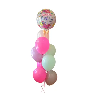 G11 - Set de globos para dama con helio