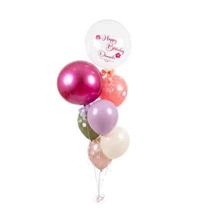 G12 - Set de globos para dama con helio