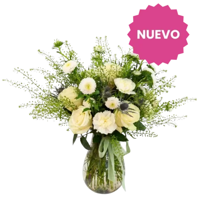 GS02 - Arreglo en florero de vidrio