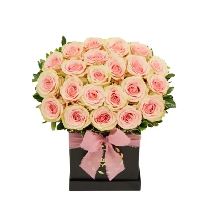 MF05 - Mini flower Box de 25 rosas